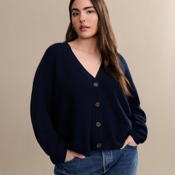 Big Sale! Jenni Kayne Cropped Cashmere Cocoon Cardigan